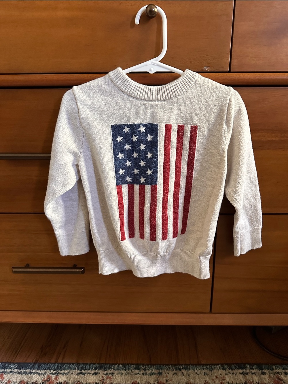 Baby GAP American Flag sweater, 2T